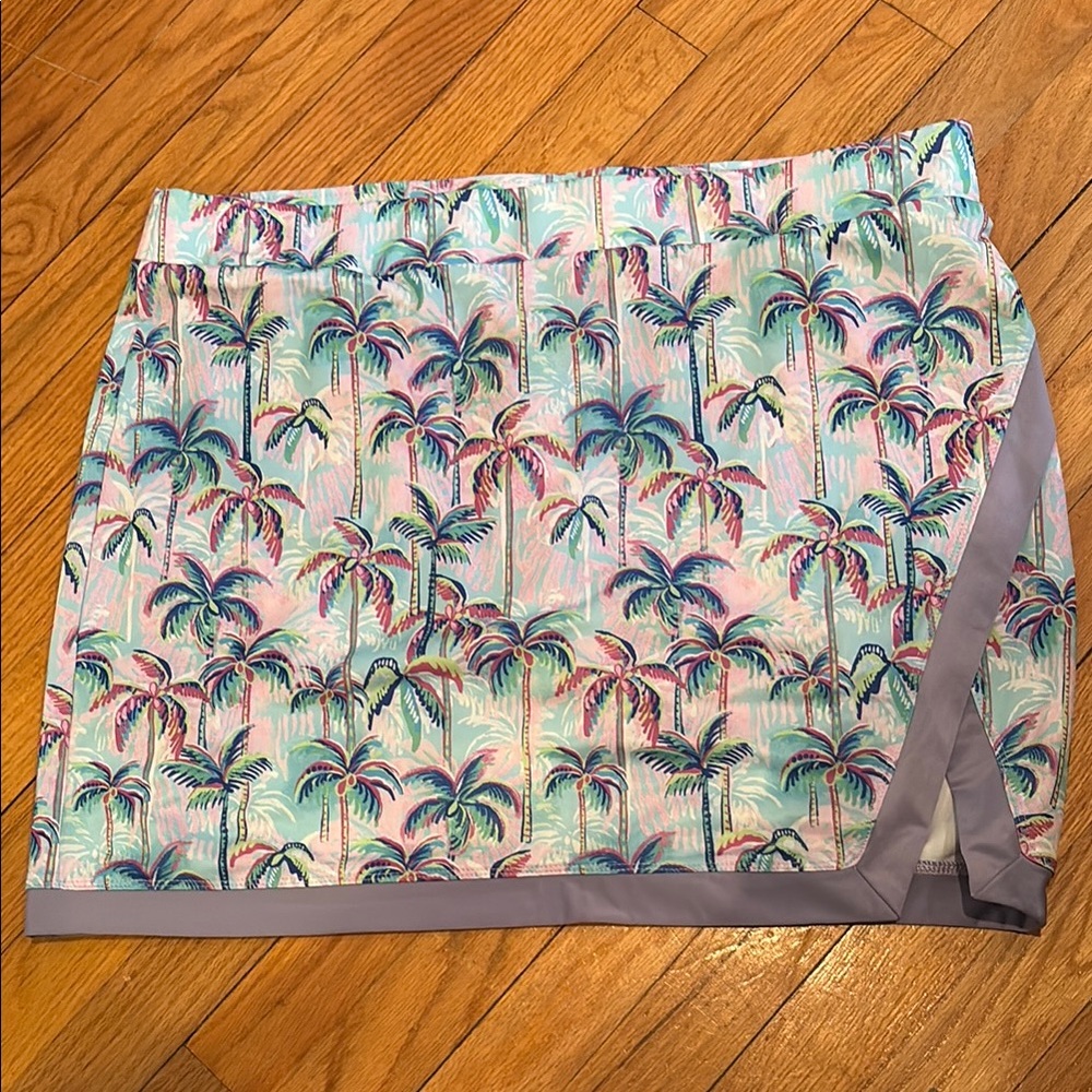Tropical Palm Tree Skort